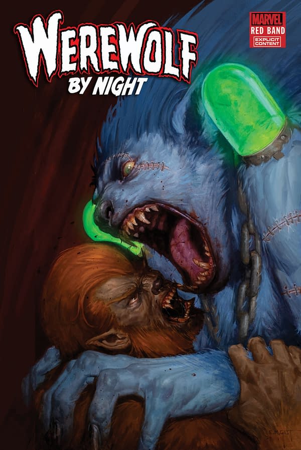 Cover image for WEREWOLF BY NIGHT: RED BAND #6 E.M. GIST COVER