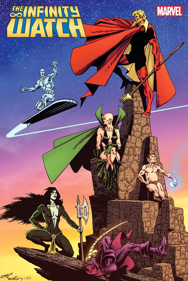 Cover image for INFINITY WATCH #1 JIM STARLIN HIDDEN GEM VARIANT