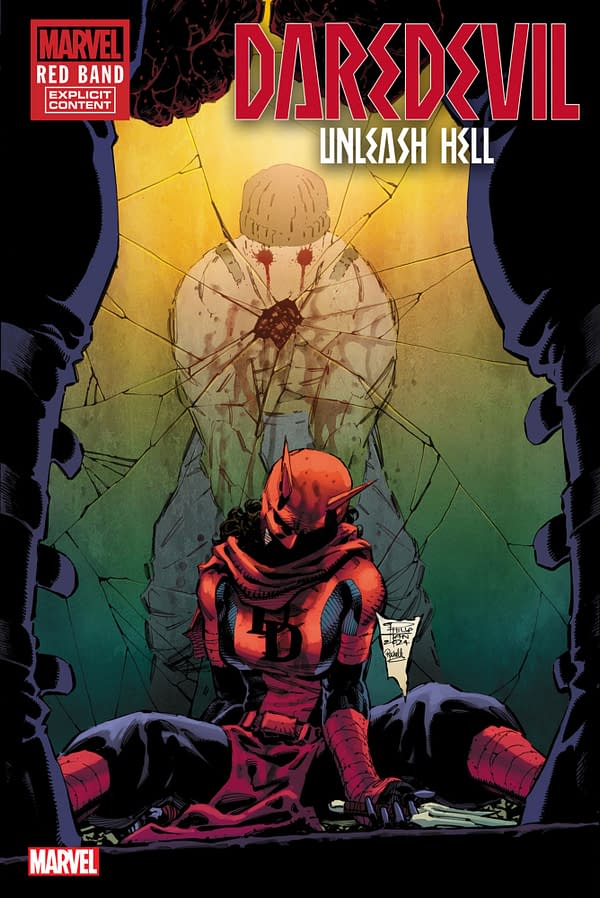 Cover image for DAREDEVIL: UNLEASH HELL - RED BAND #1 PHILIP TAN VARIANT [POLYBAGGED]