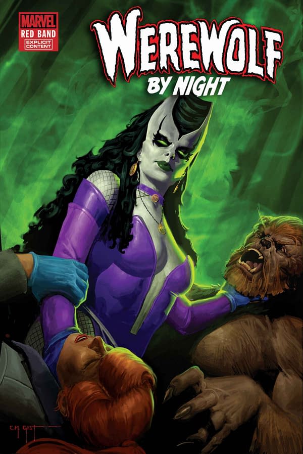 Cover image for WEREWOLF BY NIGHT: RED BAND #7 E.M. GIST COVER