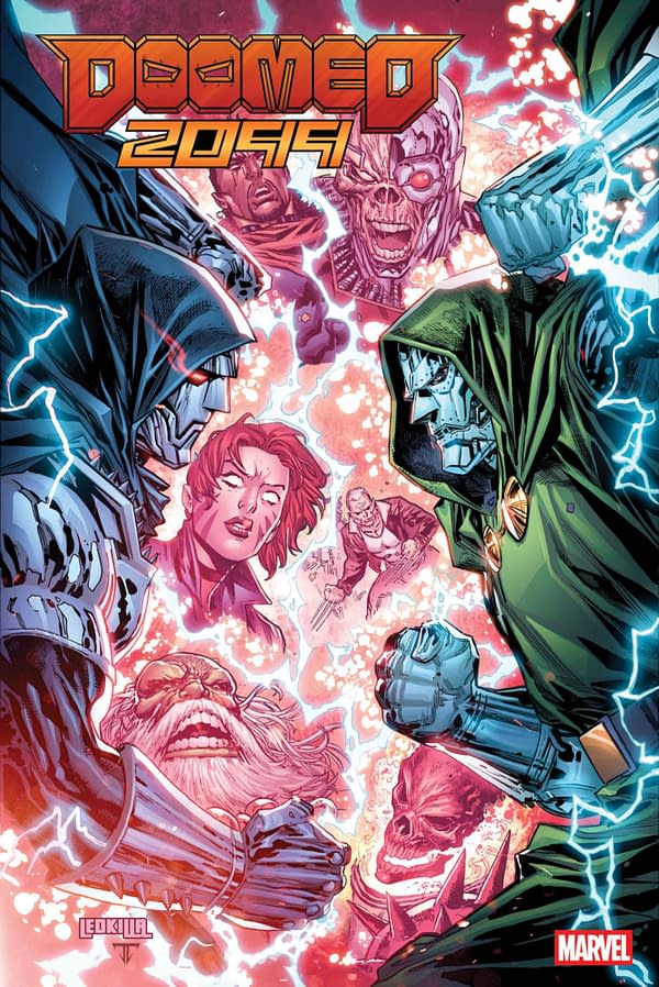Cover image for DOOMED 2099 #1 KEN LASHLEY VARIANT