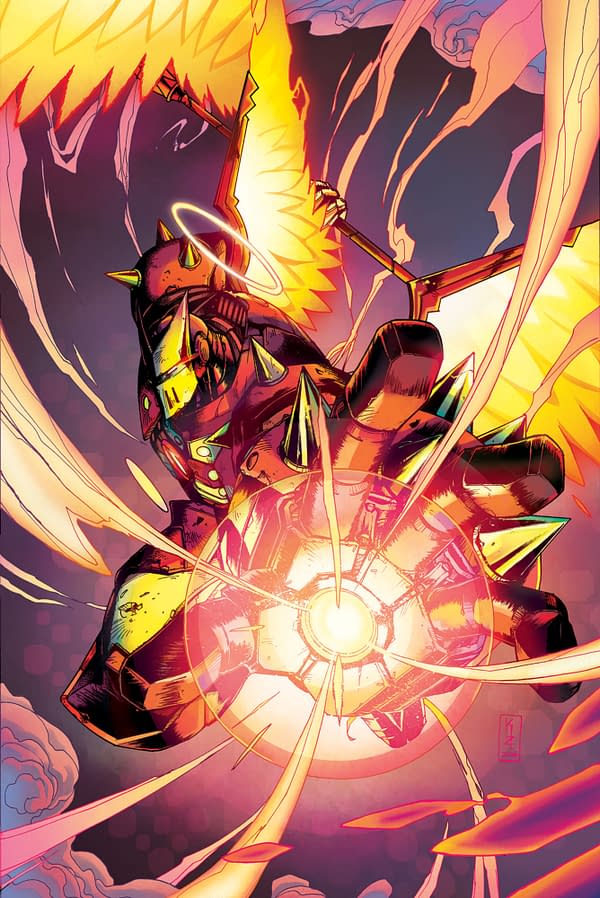 Cover image for INFERNAL HULK #6 KEI ZAMA HELLBUSTER ARMOR VIRGIN VARIANT