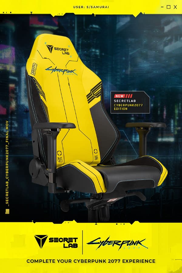 A look at the front of the chair, courtesy of Secretlab.