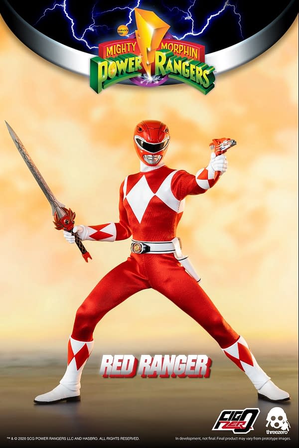 Red Ranger Morphs into Action with threezero's Power Rangers Reveal