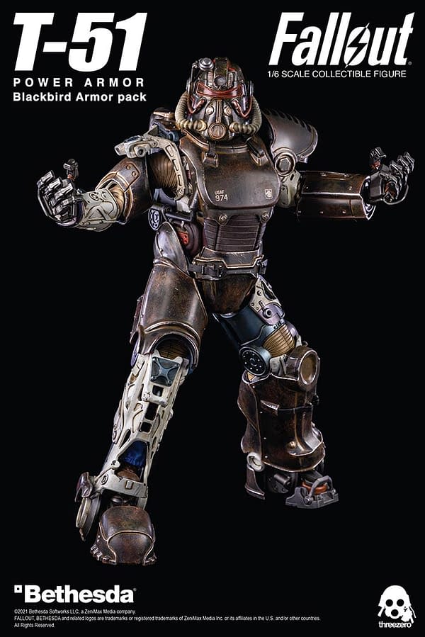 Fallout Blackbird Power Armor Set Arrives at threezero