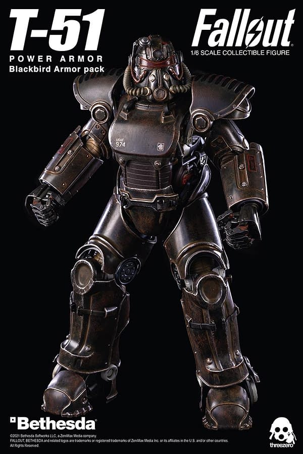 Fallout Blackbird Power Armor Set Arrives at threezero