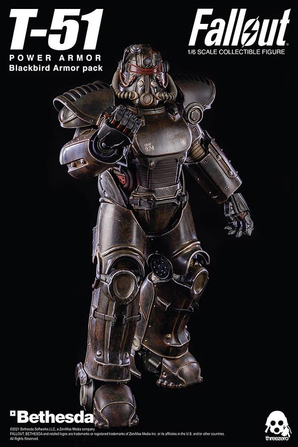 Fallout Blackbird Power Armor Set Arrives at threezero