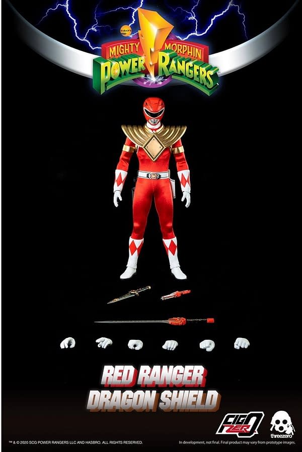 Power Rangers Dragon Shield Red Ranger Arrives From Threezero