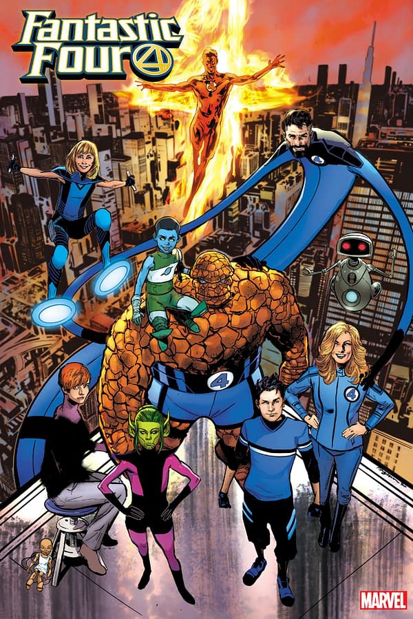 Cover image for FANTASTIC FOUR 40 JIMENEZ VARIANT