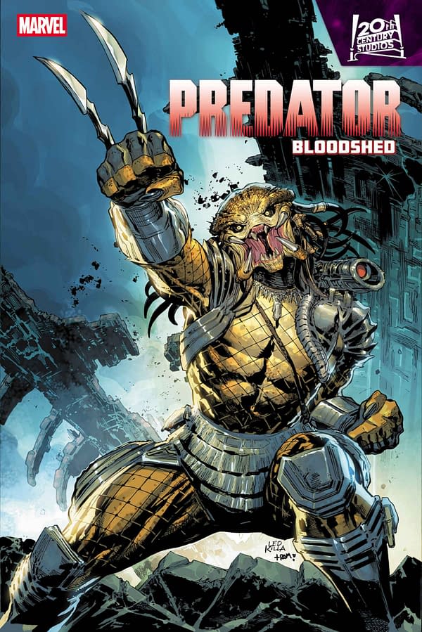 Cover image for PREDATOR: BLOODSHED #1 KEN LASHLEY COVER