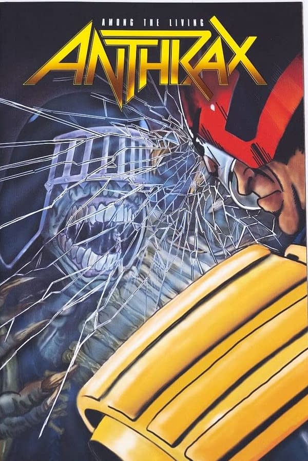 Scott Ian & Charlie Benante Create "Judge Anthrax" In Judge Dredd #500
