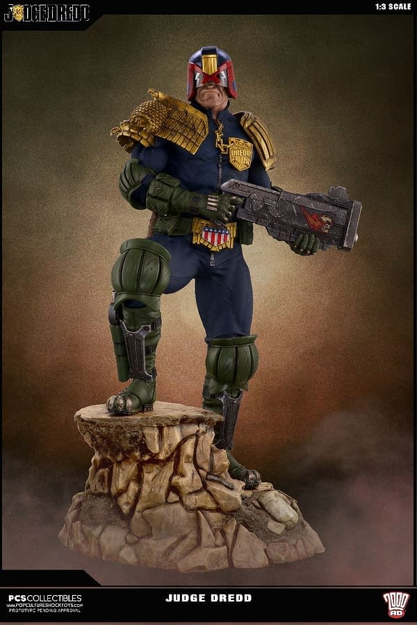 Judge Dredd Gets a Ridiculously Cool Statue From PCS Collectibles