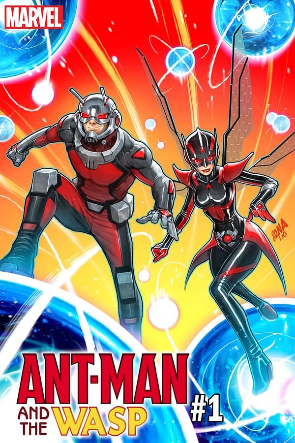 Mark Waid and Javier Garron Synergize Ant-Man and the Wasp Mini in June