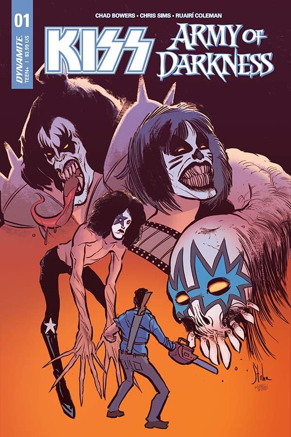 Exclusive Extended Previews of Bettie Page #8 and KISS/Army of Darkness #1