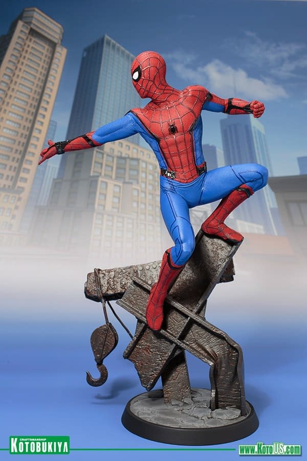 Kotobukiya Spider-Man: Homecoming Spidey Statue Coming in August