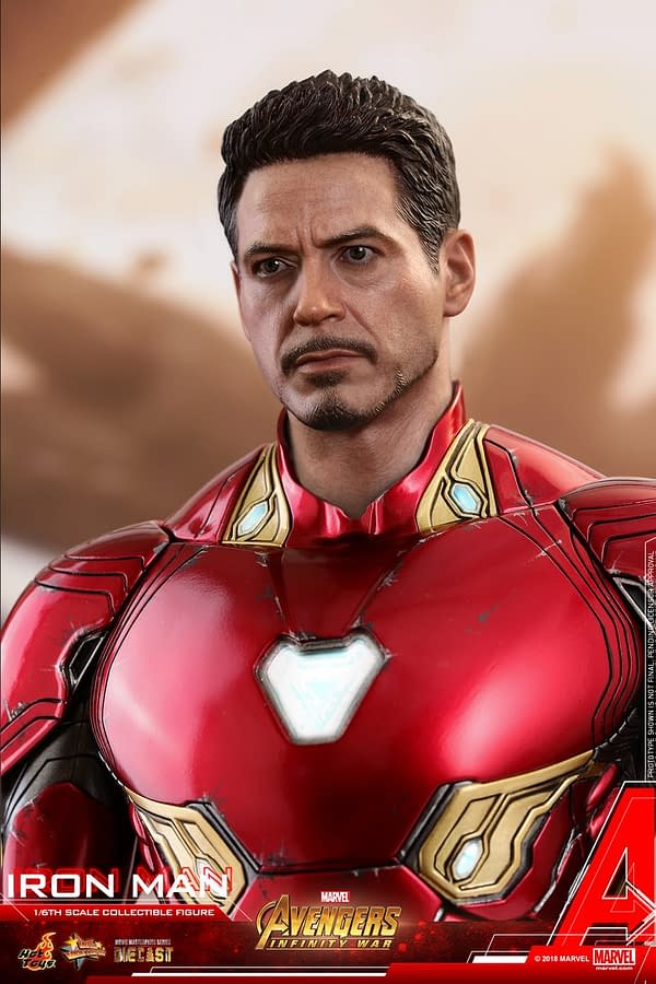 Iron Man Mark 50 Diecast Infinity War Hot Toys 3
