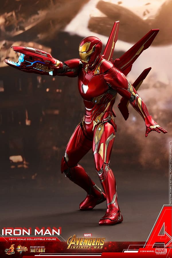Iron Man Mark 50 Diecast from Avengers: Infinity War Coming from Hot Toys