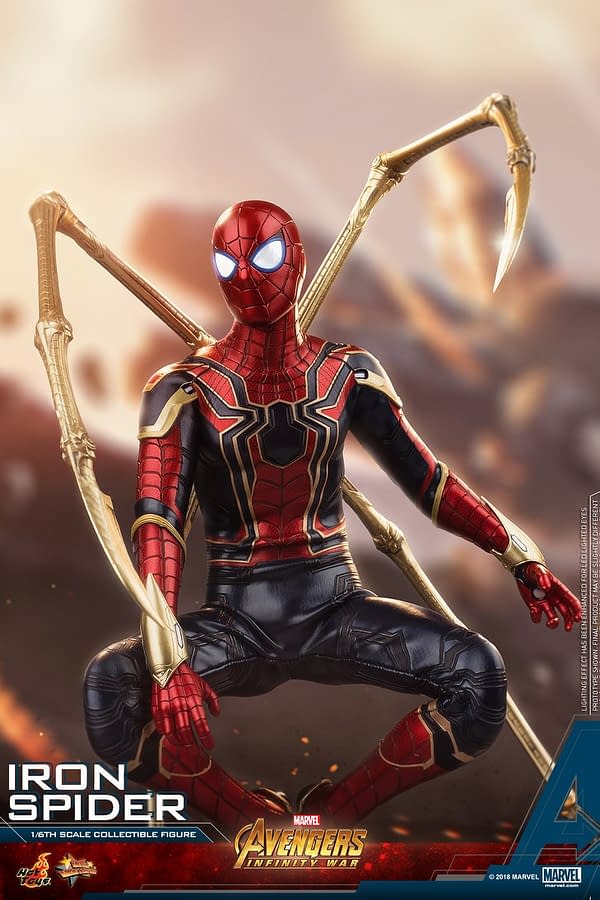 Spider-Man Gets One Heck of a Cool Infinity War Hot Toys Release