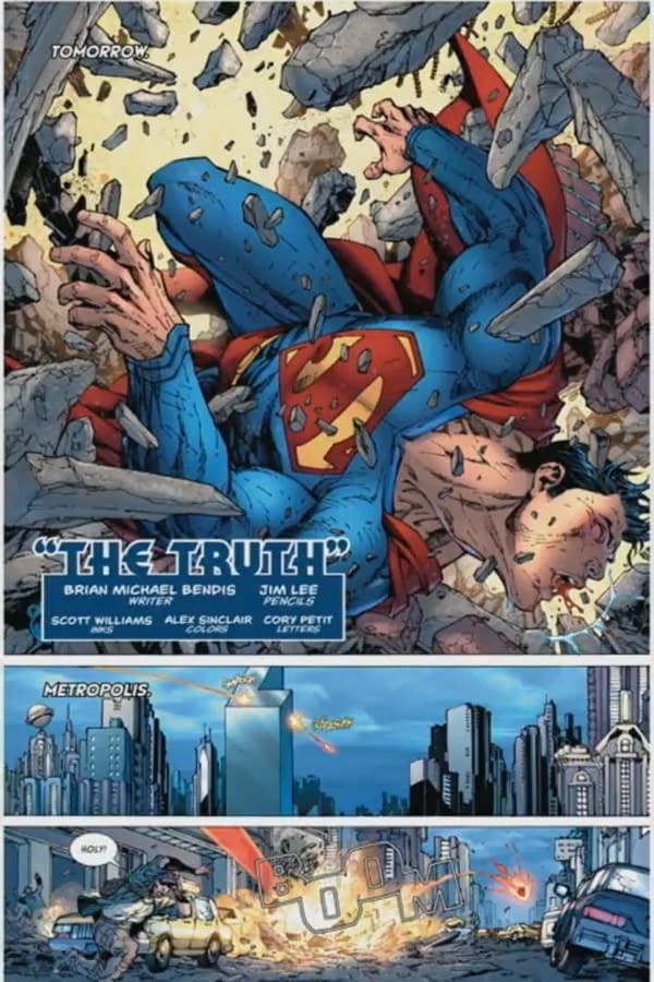The First 4 Pages of Bendis and Jim Lee's Action Comics #1000 – and the New Villain