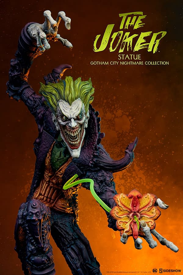 A Creepy Joker Statue is Coming From Sideshow Collectibles