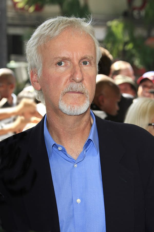 James Cameron at a ceremony as Gale Anne Hurd is honored with a star on the Hollywood Walk of Fame on October 3, 2012 in Los Angeles, California