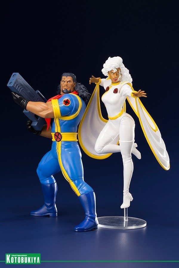 X-Men Animated Series Bishop and Storm Kotobukiya Statue