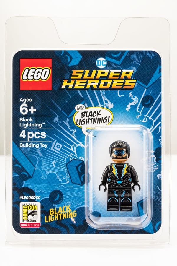 LEGO SDCC Black Lightning Minifig 2
