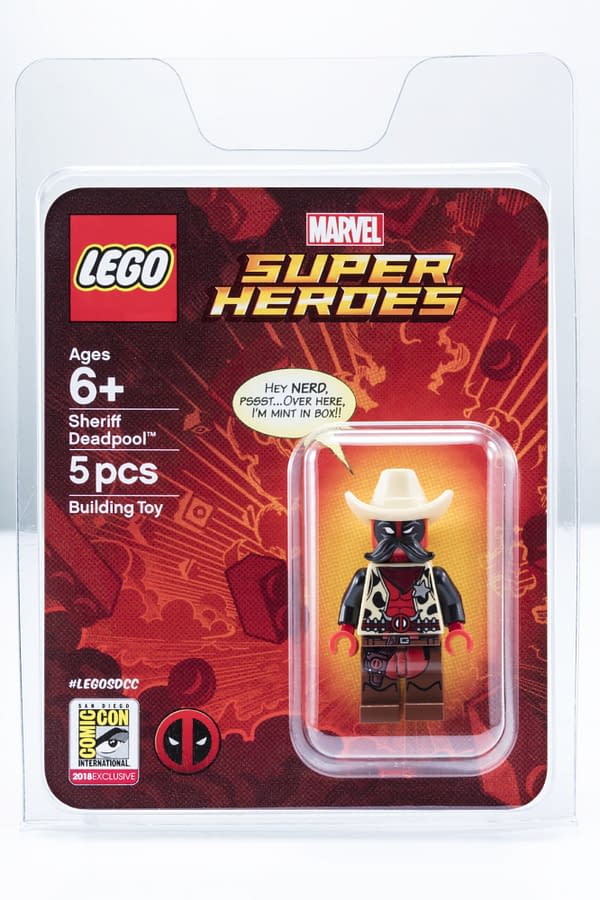 LEGO SDCC Cowboy Deadpool Minifig 2
