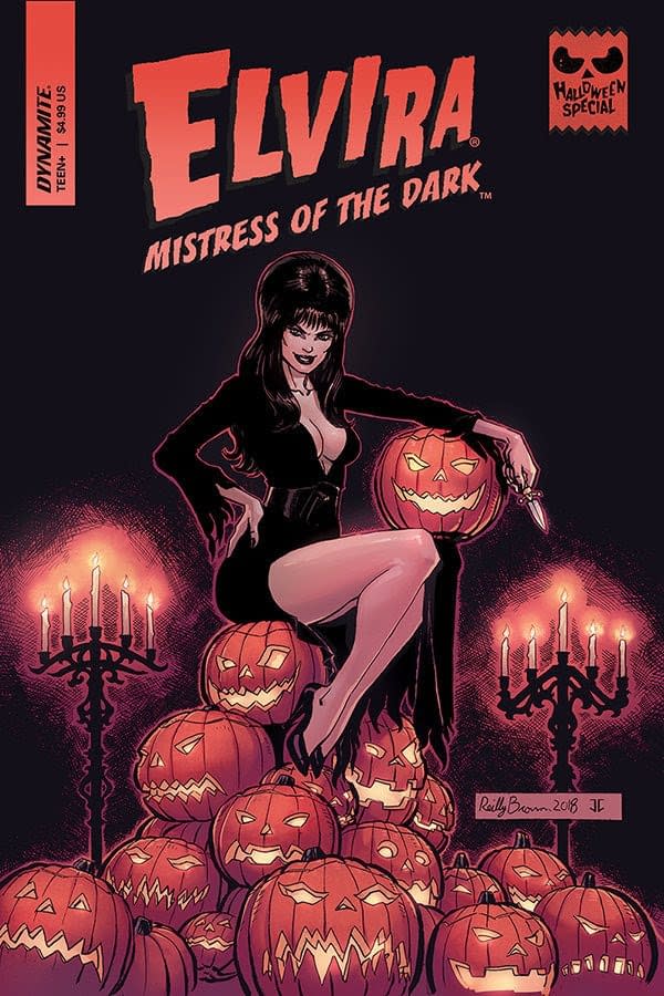 5 Hallowe'en Comics from Dynamite for Bettie Page, Red Sonja, Elvira, Vampirella, Army of Darkness