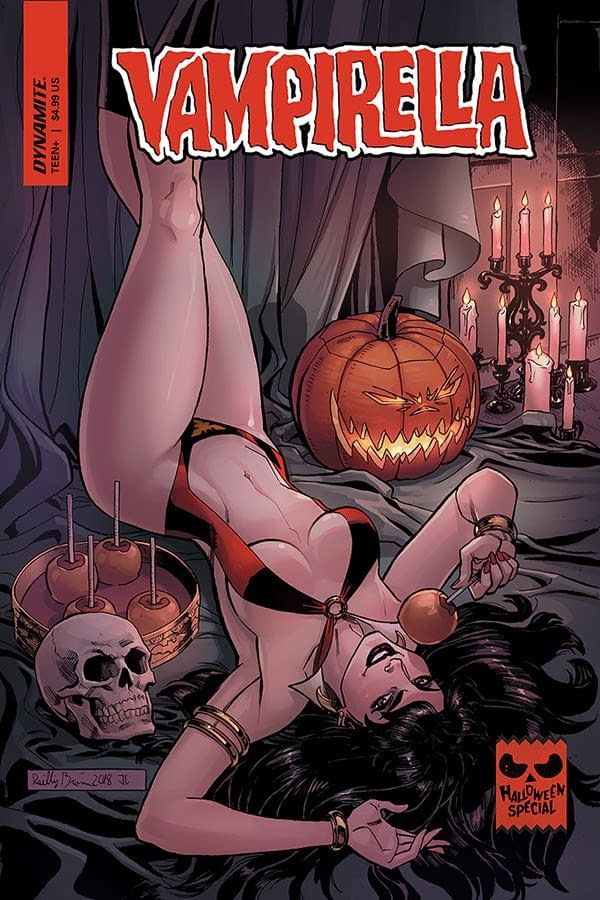 5 Hallowe'en Comics from Dynamite for Bettie Page, Red Sonja, Elvira, Vampirella, Army of Darkness