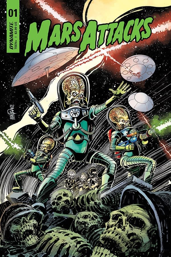 Rock Candy Mountain's Kyle Starks and Chris Schweizer Create Mars Attacks Comic for Dynamite