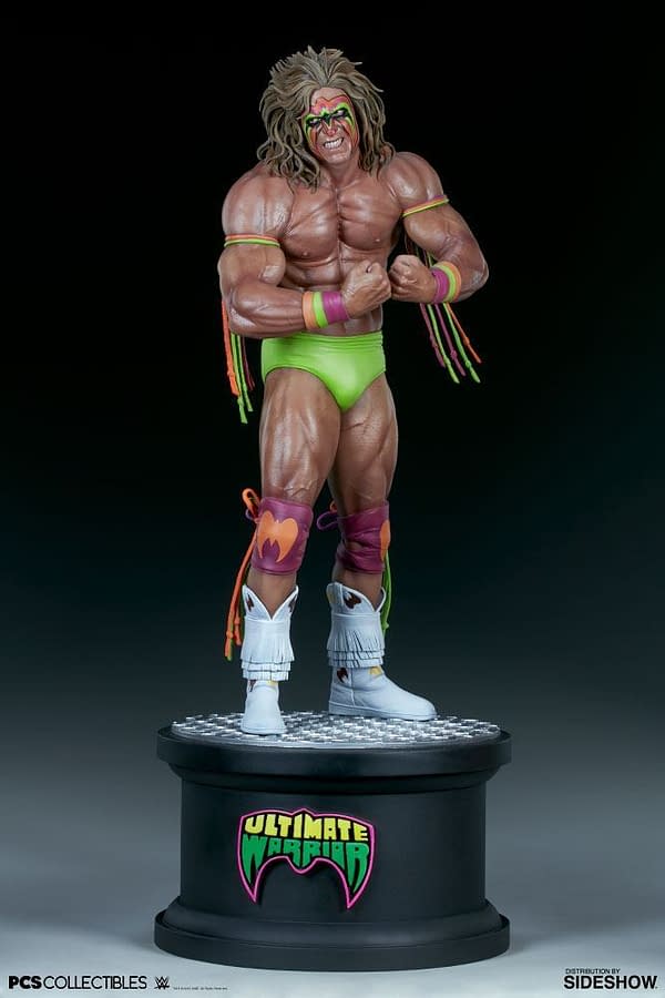 WWE Hall of Famer The Ultimate Warrior 1/4 Scale Statue Coming in 2019