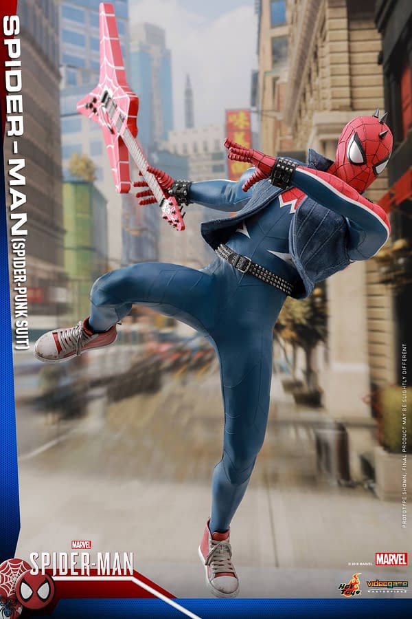 Hot Toys Spider Man Spider Punk Figure 11