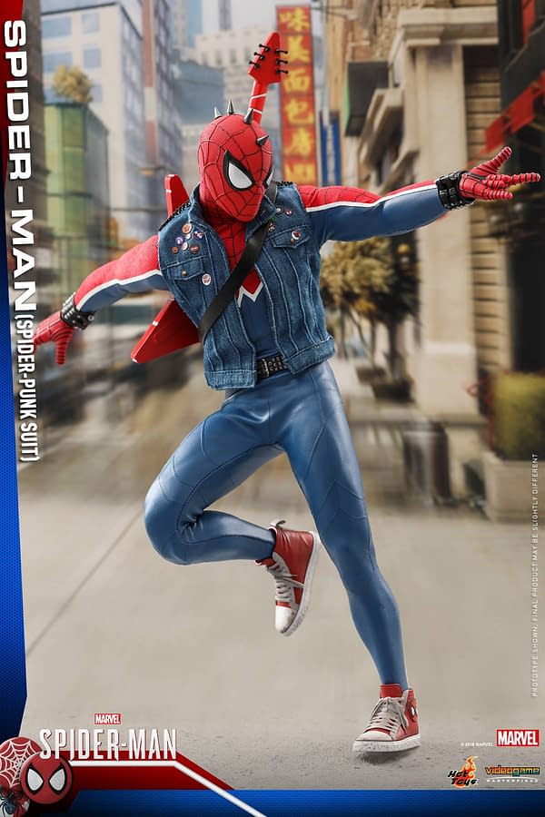 Hot Toys Spider Man Spider Punk Figure 13