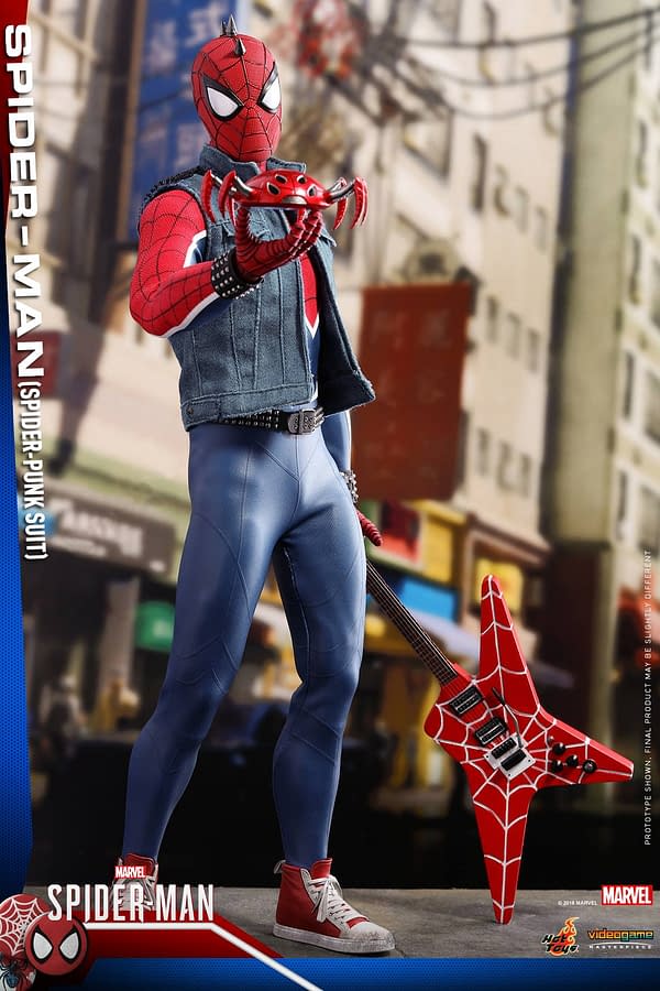 Hot Toys Spider Man Spider Punk Figure 4