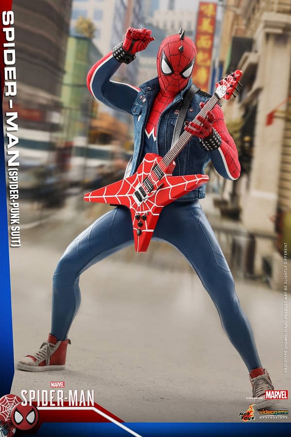 Hot Toys Spider Man Spider Punk Figure 5