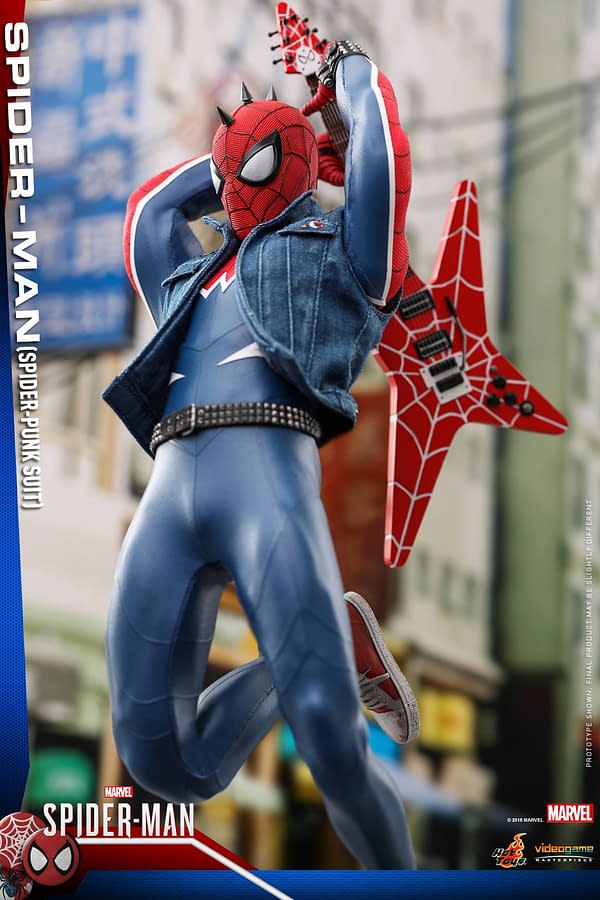 Hot Toys Spider Man Spider Punk Figure 6