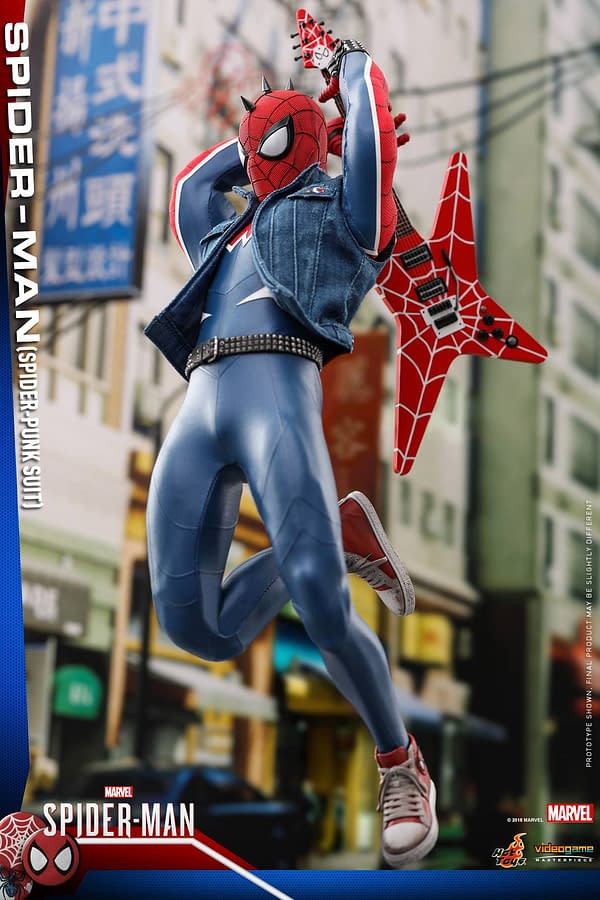 Hot Toys Spider Man Spider Punk Figure 9