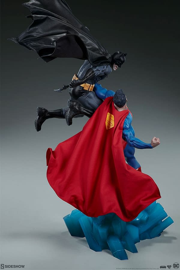 Superman Vs Batman Diorama Statue Sideshow 15