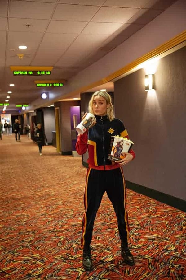 Brie Larson Surprises Fans at 'Captain Marvel' Showing, $455 Million Global Opening