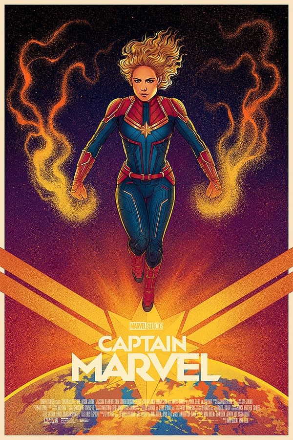 Mondo has an Awesome Jen Bartel Captain Marvel Poster on Sale Until April 28