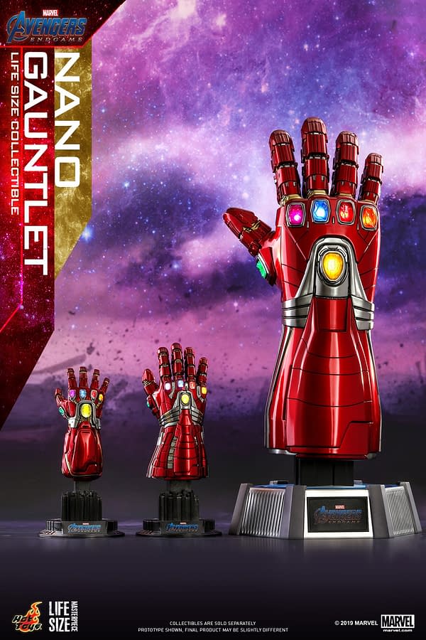 Hot Toys Reveals Avengers: Endgame Life-Size Nano Gauntlet