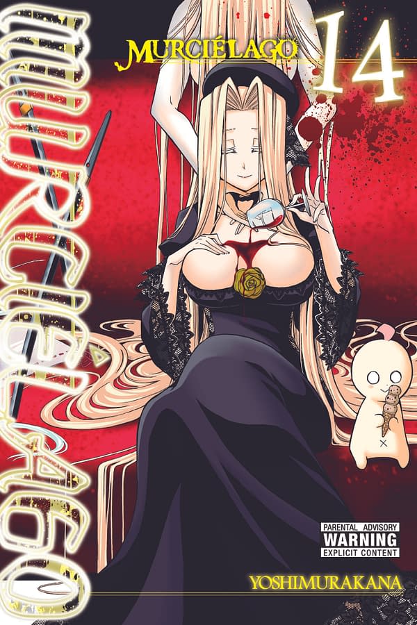 The official cover for Murciélago, Vol. 14 published by Yen Press.