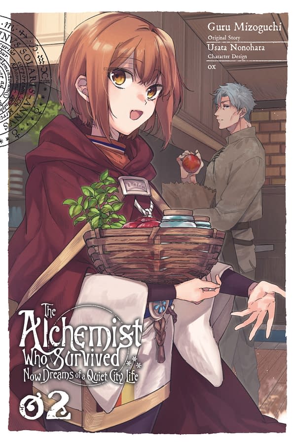 The official cover for The Alchemist Who Survived Now Dreams of a Quiet City Life, Vol. 3 published by Yen Press.