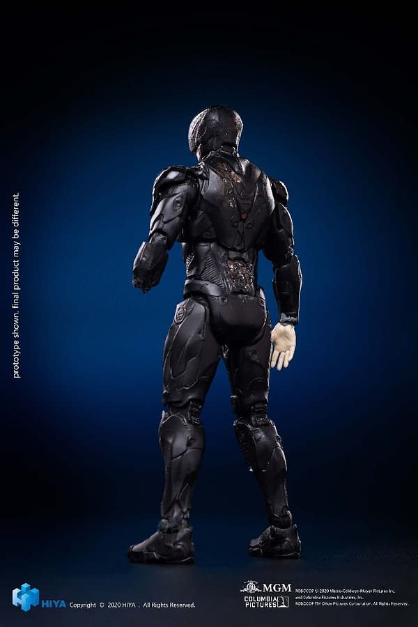 Battle Damaged 2014 RoboCop from Hiya Toys