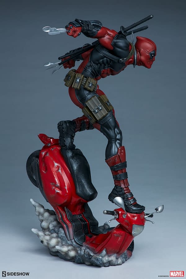 Marvel Comics Premium Deadpool Statue from Sideshow Collectibles