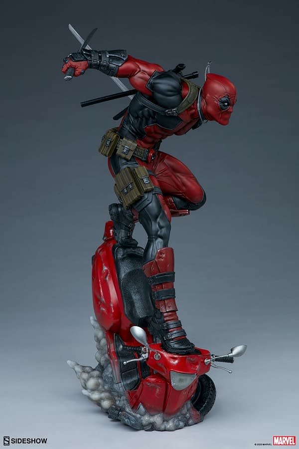 Marvel Comics Premium Deadpool Statue from Sideshow Collectibles