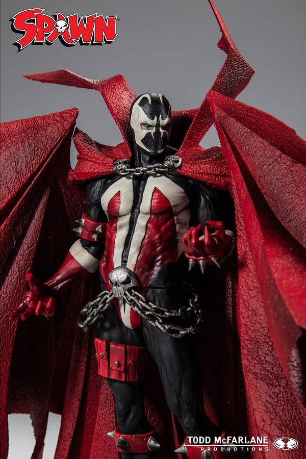 The remastered Spawn action figure featured in Todd McFarlane's new Kickstarter.