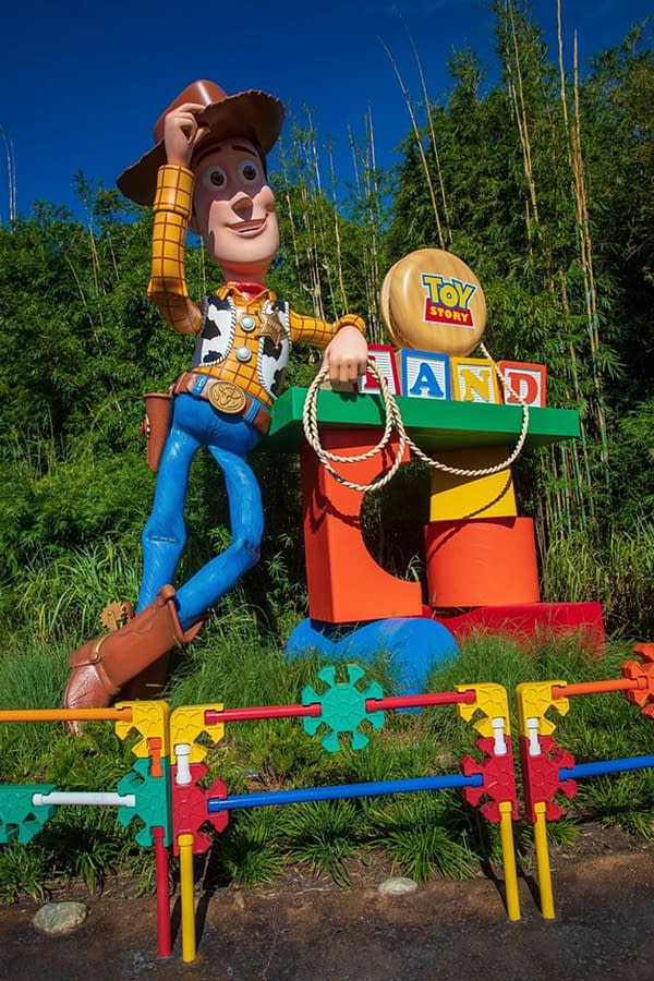 Toy Story Land in Hollywood Studios in Walt Disney World. Image Credit: Baltimore Lauren