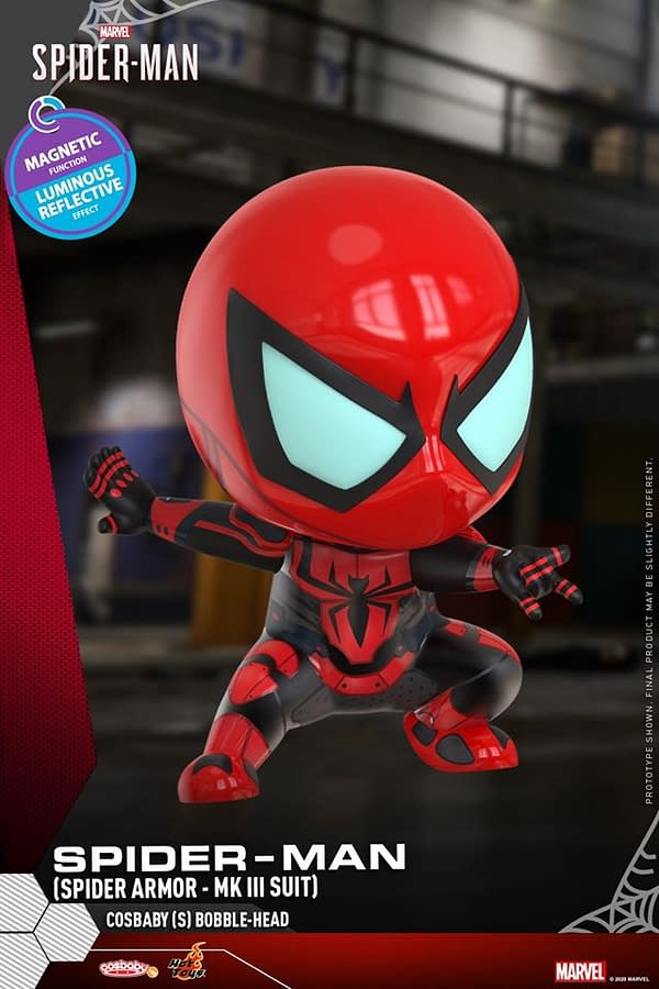 Spider-Man Is Ready for a Costume Change with New Cosbaby Hot Toys